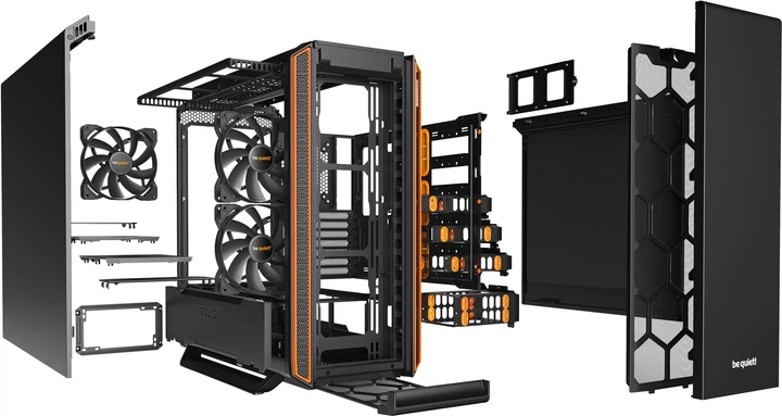 Корпус be quiet! Silent Base 801 Orange (BG028) - Фото 3 Корпус be quiet! Silent Base 801 Orange (BG028) - изображение 3
