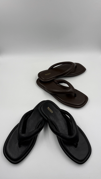 Трендові шкіряні в'єтнамки Meideli Жіночі Чорний 39 (25 см) (c92-1 black) - зображення 6