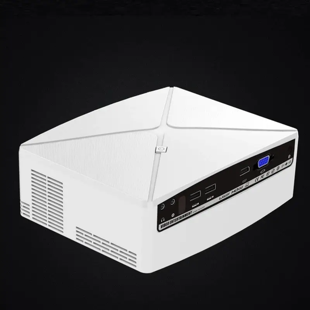 Проектор для дома на стену Usams WiFi C80UP-1080Р Full HD домашний кинотеатр с телефона, планшета, ПК + Штатив 2м - Фото 7 Проектор для дома на стену Usams WiFi C80UP-1080Р Full HD домашний кинотеатр с телефона, планшета, ПК + Штатив 2м - изображение 7