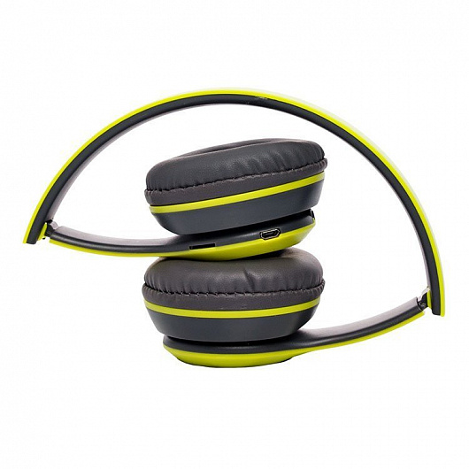 Бездротові Bluetooth навушники з мікрофоном Usams Wireless P47-BT5 складні, повнорозмірні MP3, FM, microSD Green - Фото 5 Бездротові Bluetooth навушники з мікрофоном Usams Wireless P47-BT5 складні, повнорозмірні MP3, FM, microSD Green - зображення 5