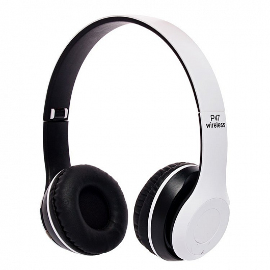 Беспроводные Bluetooth наушники с микрофоном Usams Wireless P47-BT5 складные, полноразмерные MP3, FM, microSD White - Фото 4 Беспроводные Bluetooth наушники с микрофоном Usams Wireless P47-BT5 складные, полноразмерные MP3, FM, microSD White - изображение 4