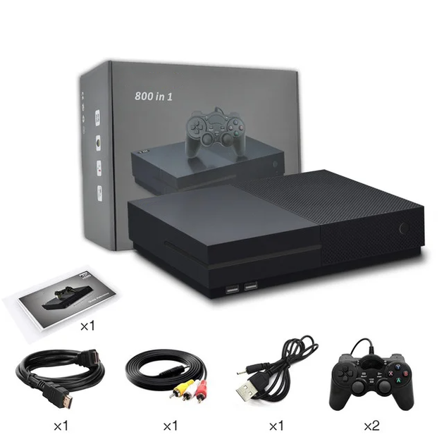 Супер игровая консоль для телевизора Playset Z800 приставка на 800 ретро игр с двумя геймпадами HDMI/AV и слотом microSD - Фото 8 Супер игровая консоль для телевизора Playset Z800 приставка на 800 ретро игр с двумя геймпадами HDMI/AV и слотом microSD - изображение 8