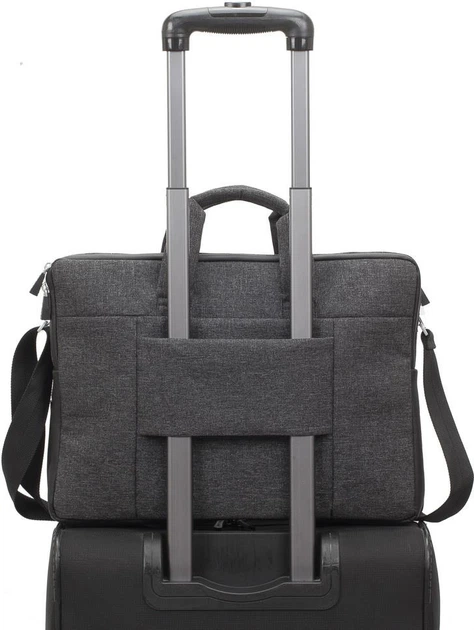 Сумка для ноутбука RIVACASE LANTAU 15.6″/8831 MELANGE Black (8831BLACKMELANGE) - зображення 4