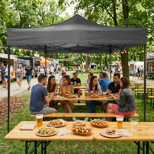 Pawilon ogrodowy ModernHome by Multistore PAW-FG-3X3-4 - obraz 5