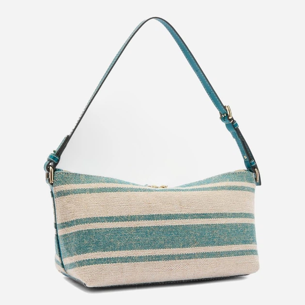 Сумка багет сідло жіноча тканинна середня Furla WE00865BX43534501S1007 Синя (800070358025) - зображення 2