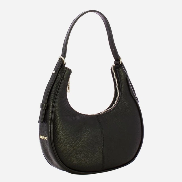 Сумка крос-боді через плече жіноча з натуральної шкіри середня IUNTOO 13187-03 Чорна (800070358125) - зображення 3