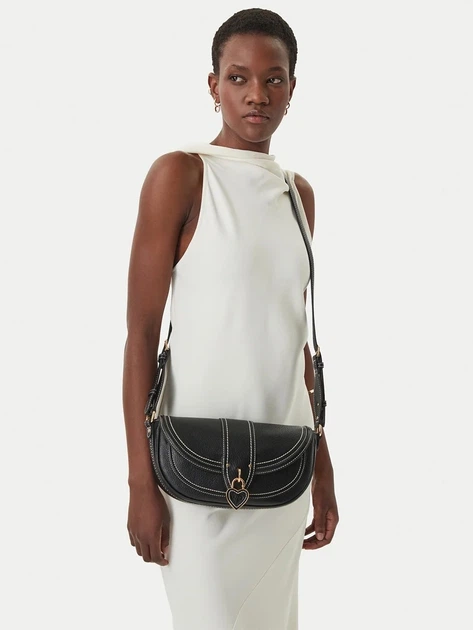 Torebka crossbody damska mała Liu Jo AA6062E1109-22222 Czarna (800070353975) - obraz 2