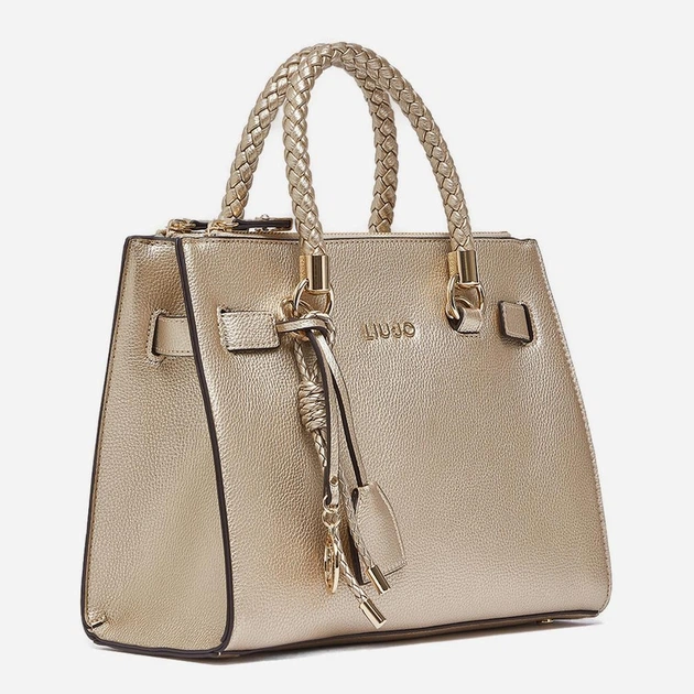 Torebka crossbody damska mała Liu Jo AA6069E1012-90048 Złota (800070353724) - obraz 4