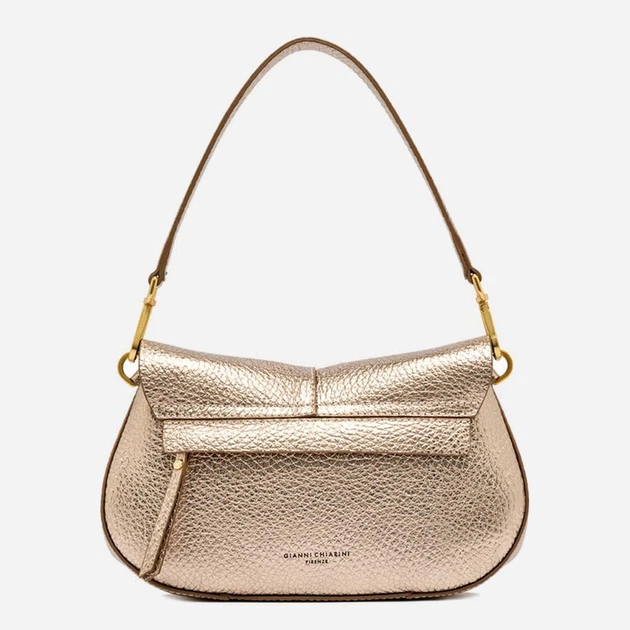 Torebka crossbody damska skórzana Gianni Chiarini BS-11088-TKL-NAMCP-6083 Złota (800070354393) - obraz 2