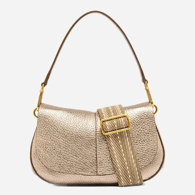 Torebka crossbody damska skórzana Gianni Chiarini BS-11088-TKL-NAMCP-6083 Złota (800070354393) - obraz 4