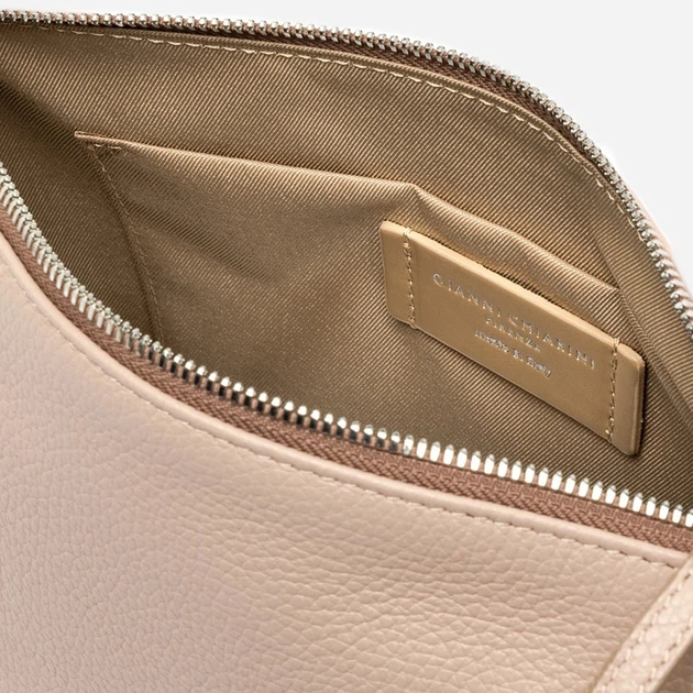 Сумка крос-боді через плече жіноча з натуральної шкіри середня Gianni Chiarini BS-10225-GRN-14363 Бежева (800070354388) - зображення 4