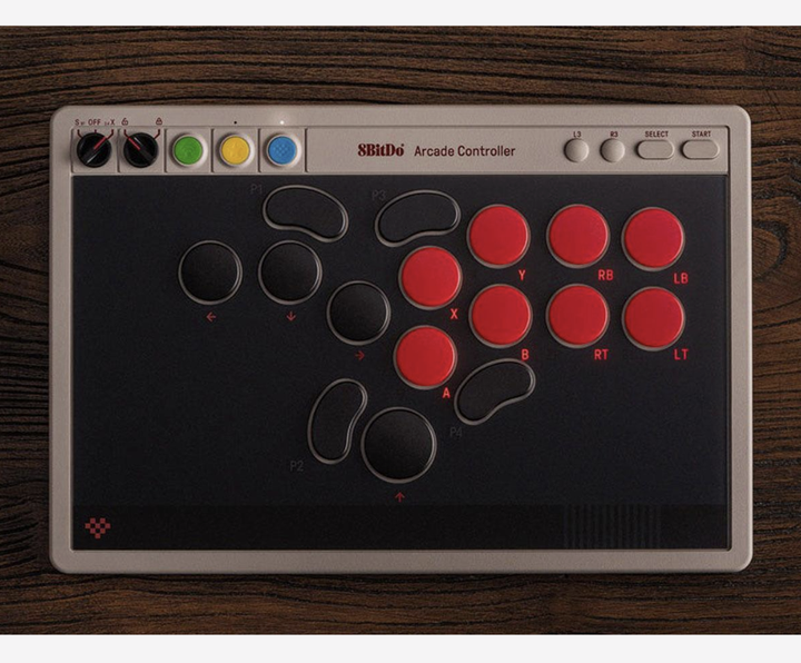 8BitDo Arcade Controller для PC и Nintendo Switch – беспроводной аркадный джойстик, Bluetooth, 2.4GHz, 23 кнопки - изображение 5