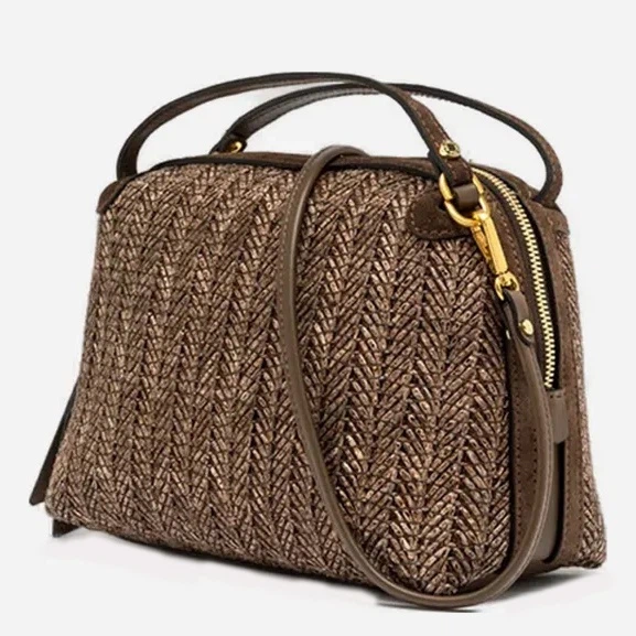 Сумка крос-боді через плече жіноча середня Gianni Chiarini BS-8788/COMM-PGLSPG-13840 Коричнева (800070352663) - зображення 3