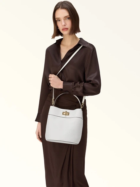 Torebka crossbody damska skórzana Furla WB01953HSF00001B001007 Biała (800070358016) - obraz 2
