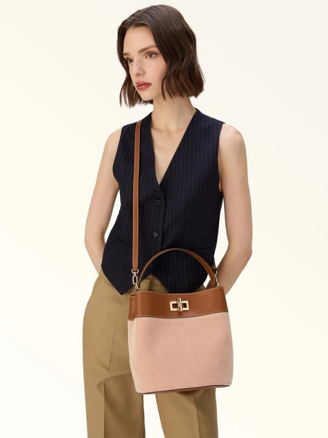Torebka crossbody damska mini Furla WB01953BX3542TCO001007 Brązowa (800070357859) - obraz 3