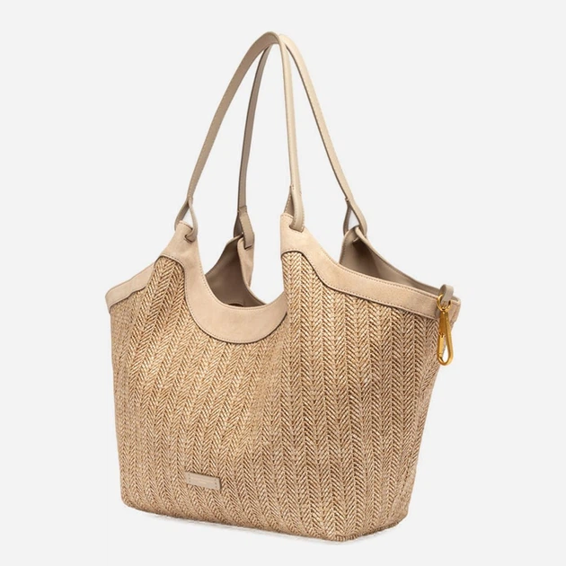 Torebka shopper damska duża Gianni Chiarini BS-12340/COMM-PGLSPG-211 Beżowa (800070354414) - obraz 3