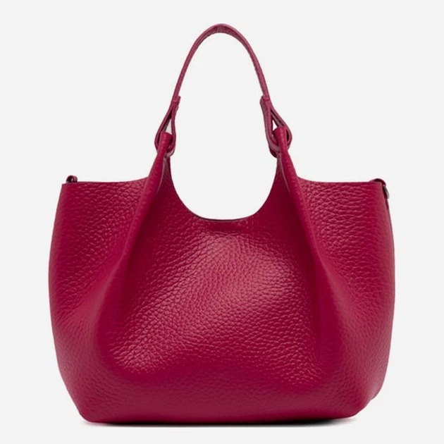 Zestaw (torebka + kosmetyczka) damski skórzany Gianni Chiarini BS-9719-RNGDBL-T.U.-14364 Malinowy (800070354422) - obraz 3