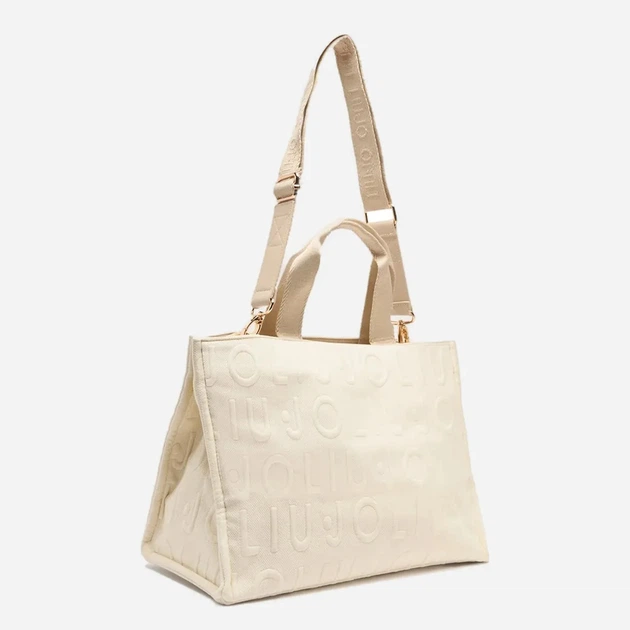 Torebka shopper damska materiałowa Liu Jo 2A6026T0300-X0757 Biała (800070353917) - obraz 3