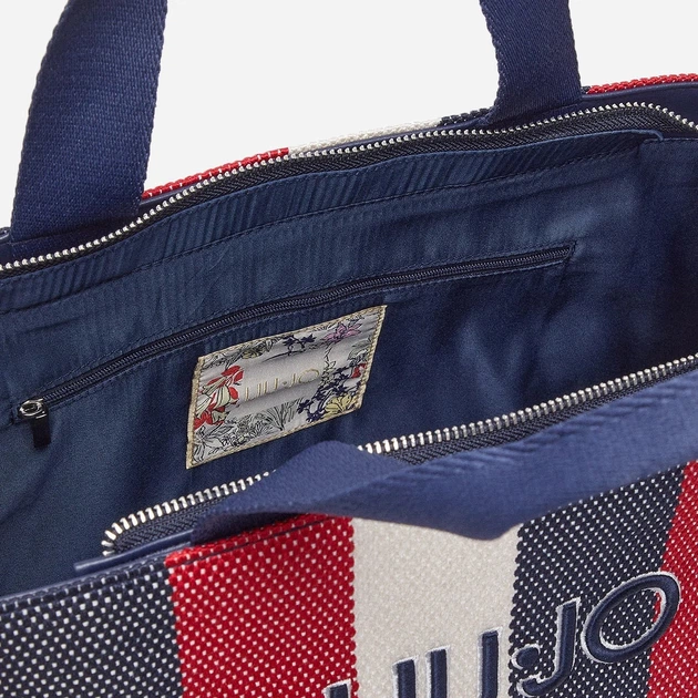 Torebka shopper damska materiałowa Liu Jo 2A6026T2176-94111 Niebieska (800070353919) - obraz 5
