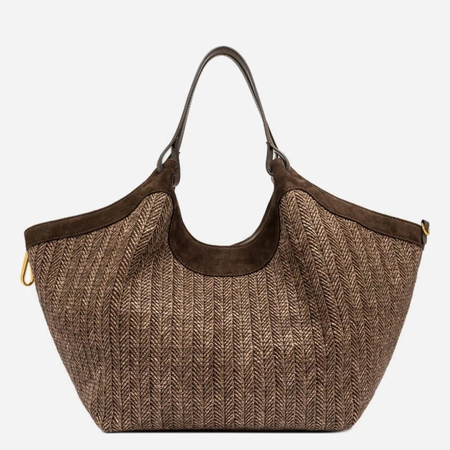Torebka shopper damska duża Gianni Chiarini BS-12340/COMM-PGLSPG-13840 Brązowa (800070354413) - obraz 2