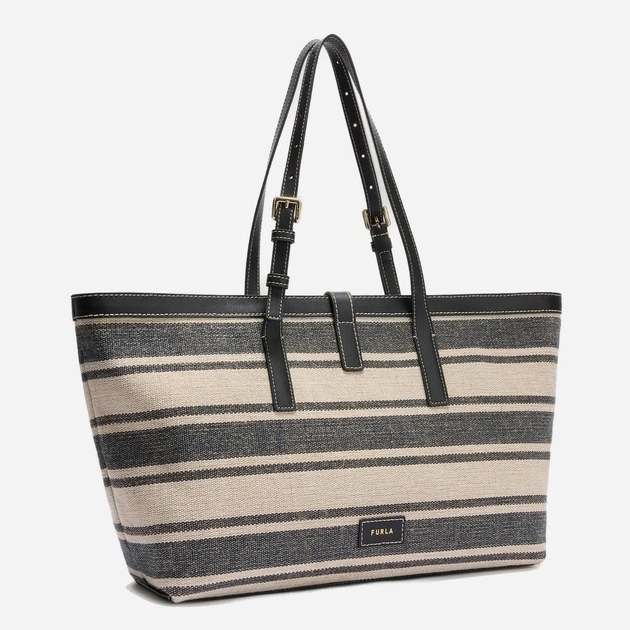 Torebka shopper damska materiałowa Furla WB02007BX43534296S1007 Szara (800070358035) - obraz 2