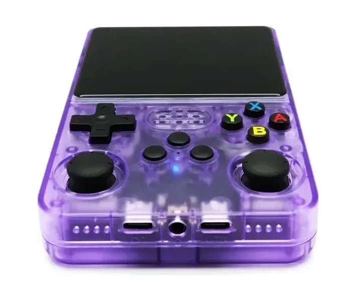 Портативна ігрова консоль R36S Retro Handheld Game Console 64Gb, Фіолетова - изображение 6