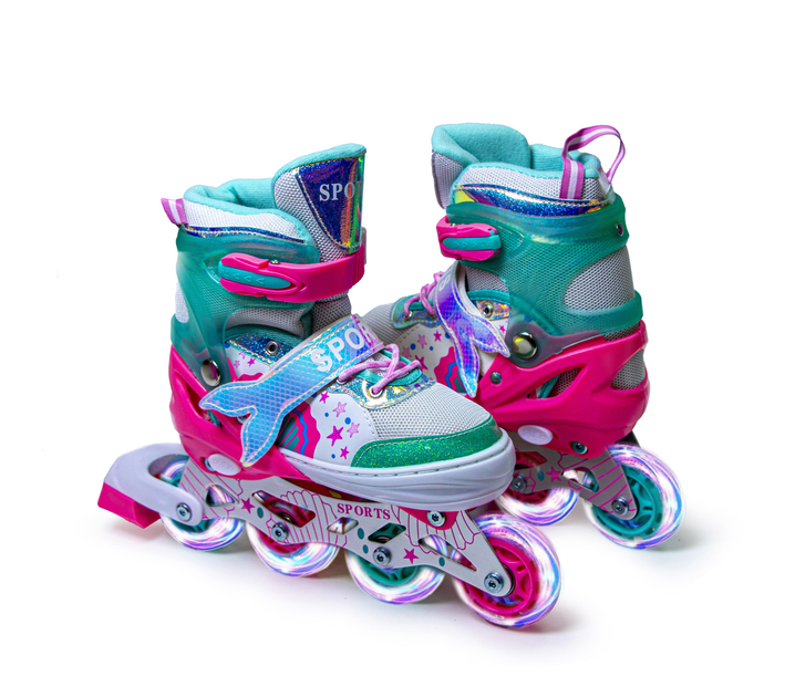 Детские ролики Scale Sports Mermaid Tiffany регулируемый размер 34–37 - изображение 2