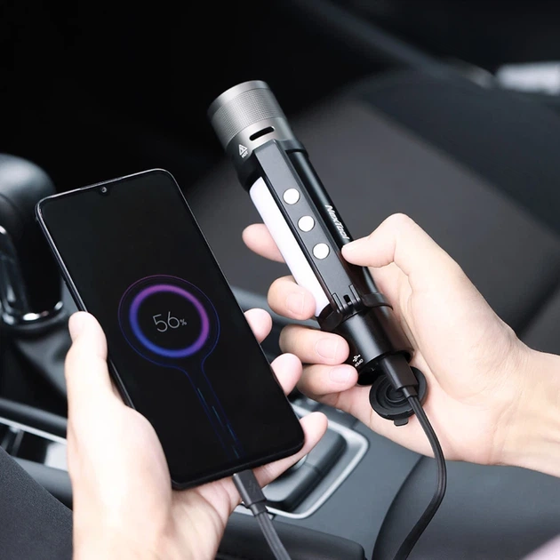 Світлодіодний ліхтар 6в1 з магнітом, з функцією powerbank, 1000 лм - зображення 7