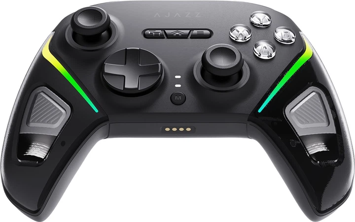 Бездротовий геймпад Ajazz GP100 2.4G/BT/USB RGB Black (GP100-B) - зображення 2