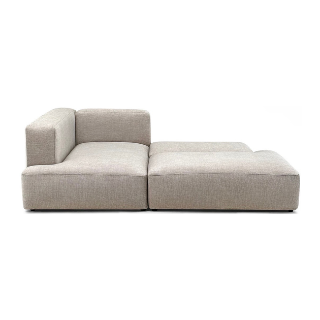 Угловой диван со спальным местом MeBelle CLASSY 280x130 раскладной для кухни-студии, бежевый велюр рогожка - Фото 4 Угловой диван со спальным местом MeBelle CLASSY 280x130 раскладной для кухни-студии, бежевый велюр рогожка - изображение 4