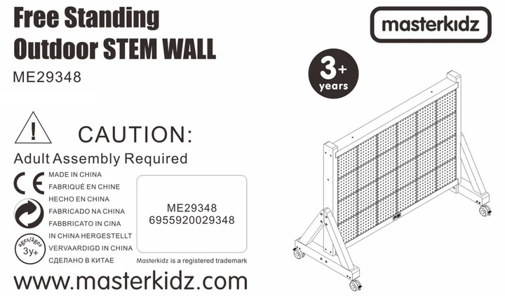 Tablica manipulacyjna Masterkidz XXL naukowa Stem ME29348 (6955920029348) - obraz 2