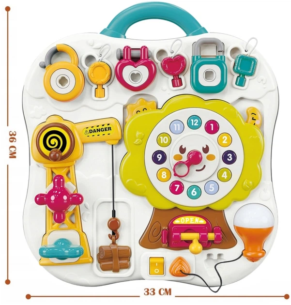 Tablica manipulacyjna Woopie Montessori sensoryczna 561400 (5906280656140) - obraz 2