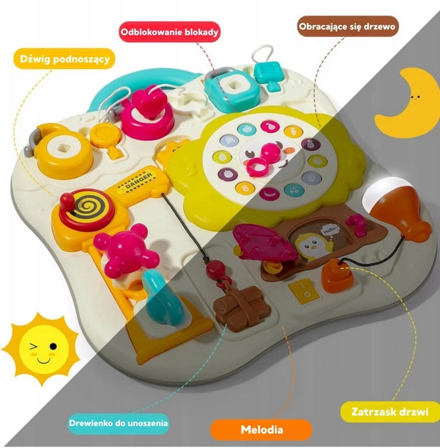 Tablica manipulacyjna Woopie Montessori sensoryczna 561400 (5906280656140) - obraz 5