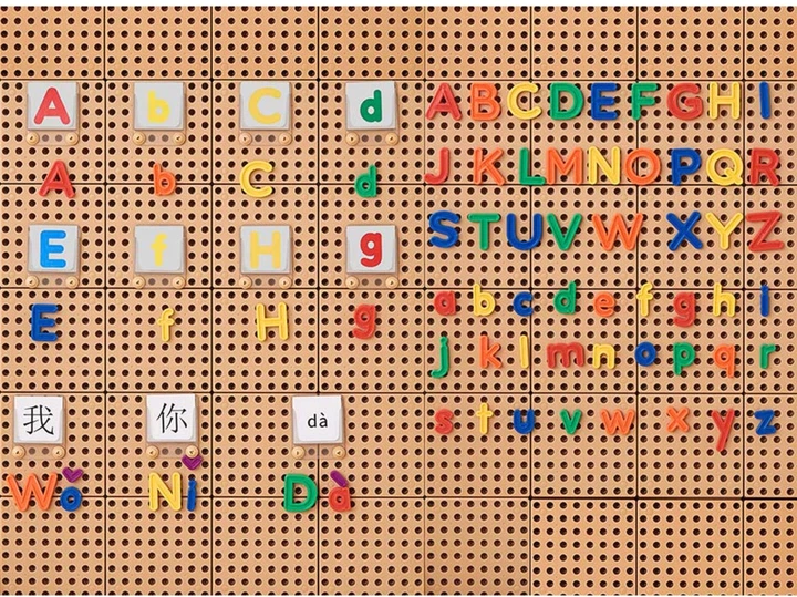 Zestaw liter Masterkidz Alfabet do paneli sciennych Stem 122 elementy ME30412 (6955920030412) - obraz 2