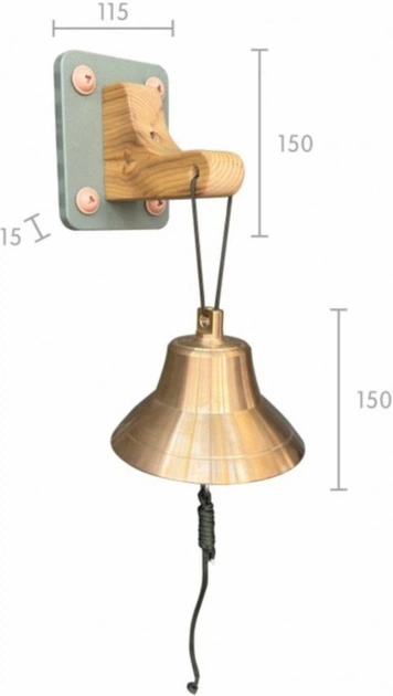 Dzwonek Masterkidz edukacyjny z brązu dla tablicy Stem ME33536 (6955920033536) - obraz 2