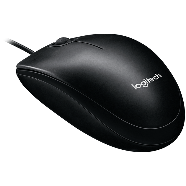 Миша Logitech B100 Optical Mouse Чорний (910-003357) - изображение 3