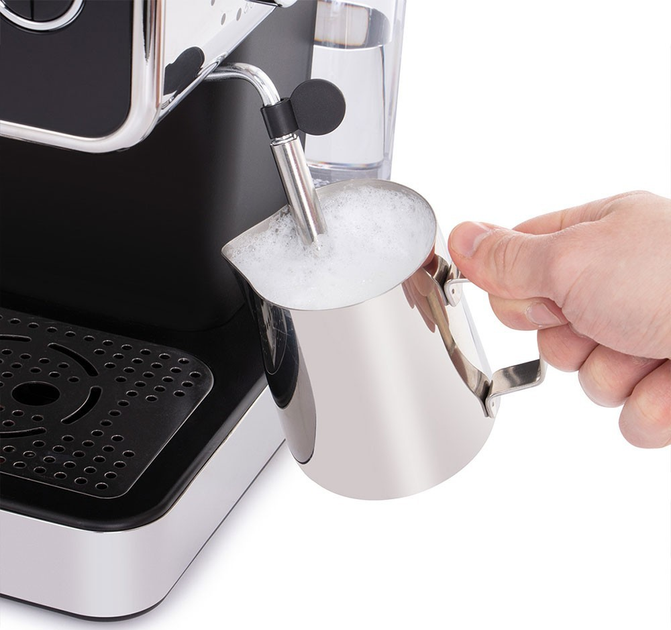 Ріжкова кофеварка еспресо Russell Hobbs Distinctions Чорний 26450-56 - Фото 3 Ріжкова кофеварка еспресо Russell Hobbs Distinctions Чорний 26450-56 - зображення 3