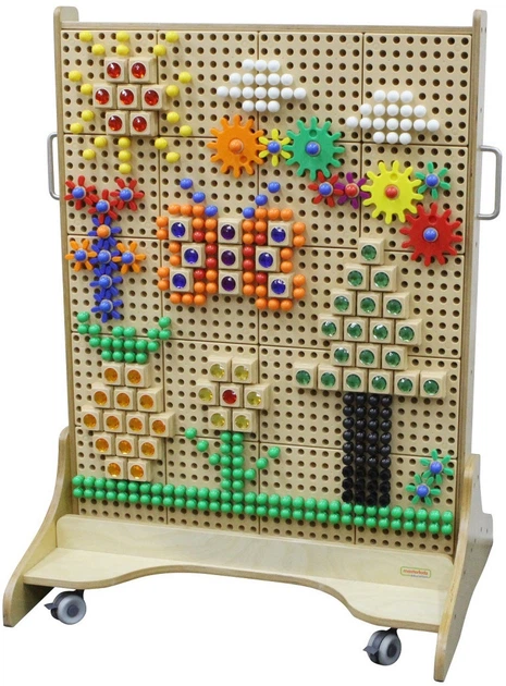 Маніпуляційна дошка Masterkidz Stem дерев’яна ME09531 (6955920009531) - зображення 3