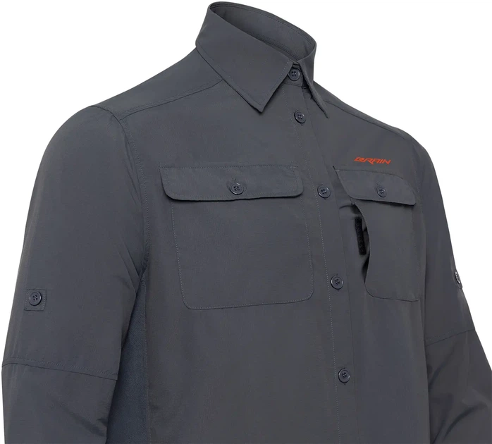 Рубашкa Brain Hookline L Dark grey - изображение 6