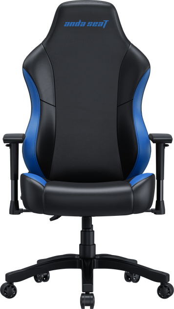 Кресло геймерское игровое Anda Seat Luna Color Size L до 100 кг Black/Blue PVC (AD18-48-BS-PV) - Фото 2 Кресло геймерское игровое Anda Seat Luna Color Size L до 100 кг Black/Blue PVC (AD18-48-BS-PV) - изображение 2