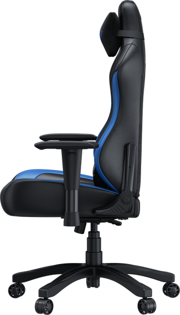 Кресло геймерское игровое Anda Seat Luna Color Size L до 100 кг Black/Blue PVC (AD18-48-BS-PV) - Фото 8 Кресло геймерское игровое Anda Seat Luna Color Size L до 100 кг Black/Blue PVC (AD18-48-BS-PV) - изображение 8