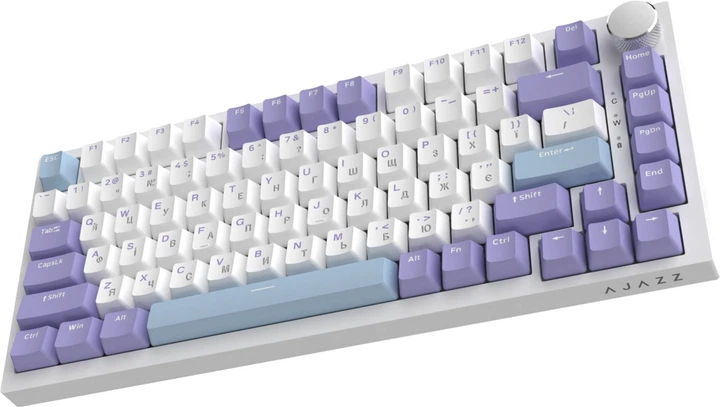Klawiatura przewodowa Ajazz AK820 Sea Salt Switch USB White (AK820-SS-PWB) - obraz 3