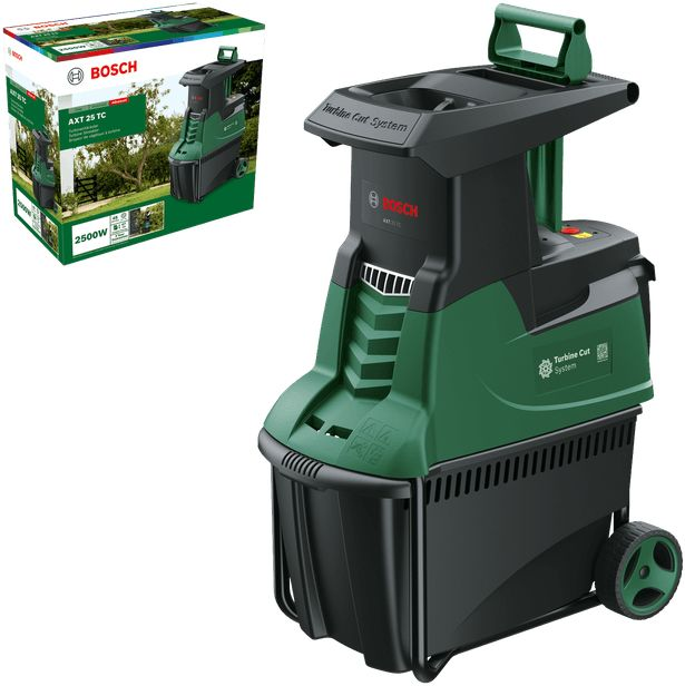 Подрібнювач садовий Bosch AXT 25 TC 2500Вт 40 об/хв 45мм 53 л. 30.5кг ріжуча система Turbine-Cut низькошумний - изображение 13