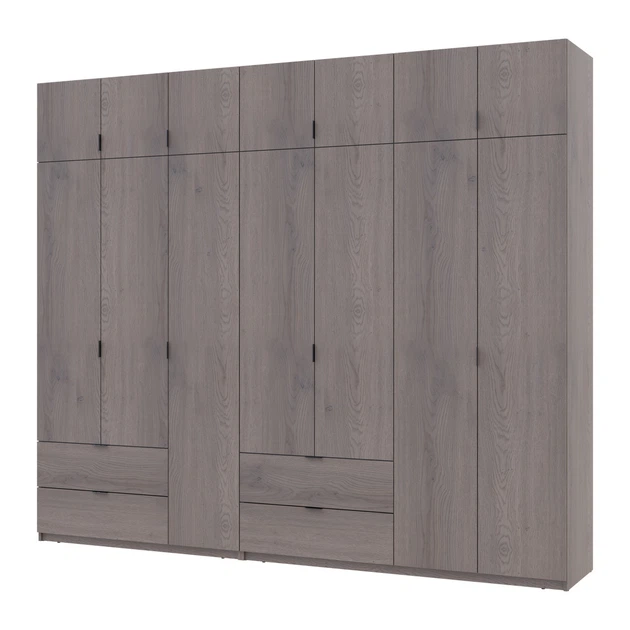 Комплект шкафов для одежды Doros Лукас (2 шт.) 280х50х240 см Канноло (DRS-011853) - Фото 1 Комплект шкафов для одежды Doros Лукас (2 шт.) 280х50х240 см Канноло (DRS-011853) - изображение 1