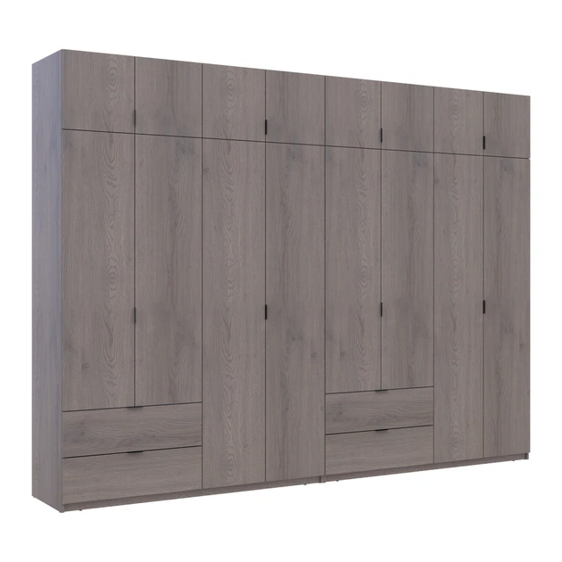 Комплект шкафов для одежды Doros Лукас (2 шт.) 320х50х240 см Канноло (DRS-011857) - Фото 5 Комплект шкафов для одежды Doros Лукас (2 шт.) 320х50х240 см Канноло (DRS-011857) - изображение 5
