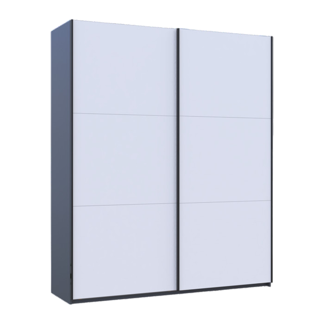 Шафа купе Doros G-Caiser Графіт/Білий 2 ДСП / 3 частини 200х60х240 (DRS-011849) - Фото 5 Шафа купе Doros G-Caiser Графіт/Білий 2 ДСП / 3 частини 200х60х240 (DRS-011849) - зображення 5