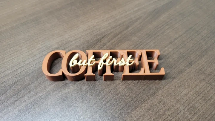 Статуетка напис для кухні та кав'ярні but first coffee. Aivory - изображение 2