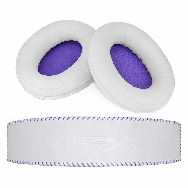 Комплект накладки и амбушюр для наушников HyperX Cloud I/II, Cloud Silver, Cloud Alpha, Cloud Pro - white - Фото 6 Комплект накладки и амбушюр для наушников HyperX Cloud I/II, Cloud Silver, Cloud Alpha, Cloud Pro - white - изображение 6