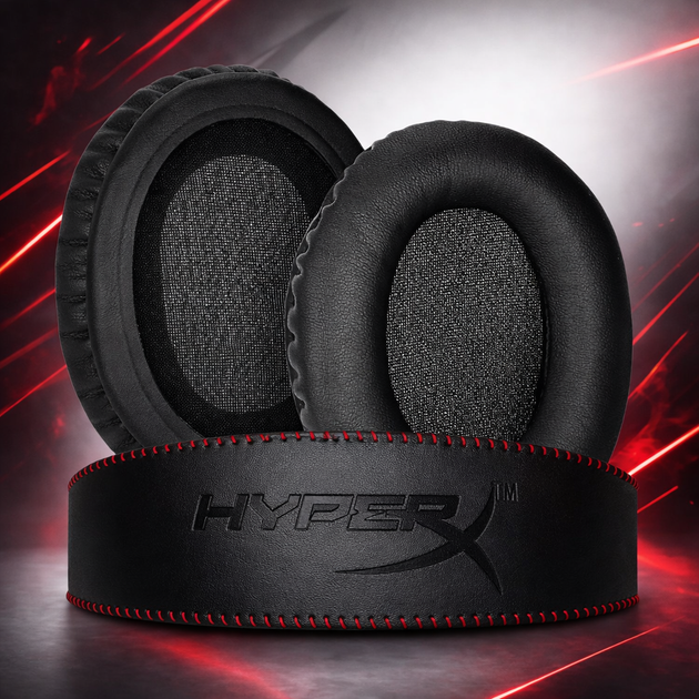 Комплект накладки и амбушюр для наушников HyperX Cloud I/II, Cloud Silver, Cloud Alpha, Cloud Pro - Black - Фото 1 Комплект накладки и амбушюр для наушников HyperX Cloud I/II, Cloud Silver, Cloud Alpha, Cloud Pro - Black - изображение 1