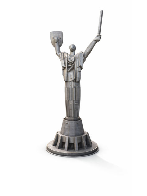 3D пазл монумент Родина-Мать с AR технологией дополненной реальности 52х 21.5 см - изображение 14